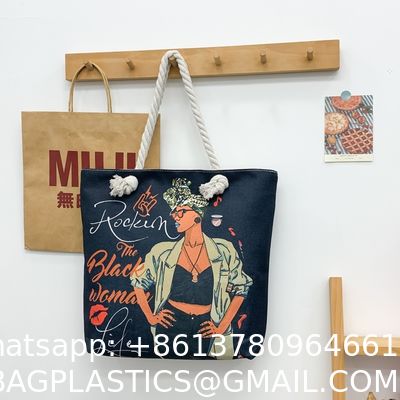 Versatile And Practical Multifunctional Zipper Handbag, Foldable Beach Bag, Creative New Cartoon Print Shoulder Bag