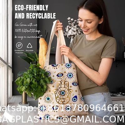 Wholesale Women'S Printed Handbags, Tote Bags, Hot Selling Devil'S Eye Canvas Bag Handbag Shoulder Bag Large Capacity Beach Bag Turkish Eye Bag