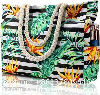 Hot Selling Multifunctional Large Capacity European And American Classic Popular Beach Bag Travel Holiday Gym Essential