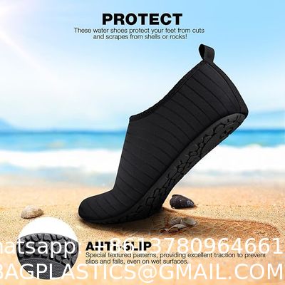 Summer Water Shoes Aqua Beach Shoes Sea Swimming Shoes Beach socks, snorkeling shoe covers, universal equipment for swimming and diving socks, snorkeling and swimming sock covers, non-slip (Lycra)