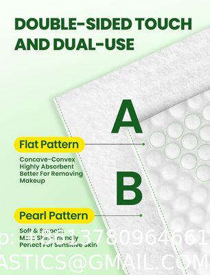 Disposable Face Towels, Biodegradable Facial Cleansing Towels, Ultra Soft & Thick Cloth For Sensitive Skin, Makeup Remover Dry Wipes, Lint-Free Towelettes For Cleansing