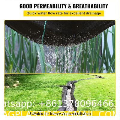 Commercial Grade Landscape Fabric, Garden Weed Barrier Fabric Heavy Duty, Geotextile Fabric Underlayment Gravel, Ground Cover Drainage Fabric, Weed Mat Cloth