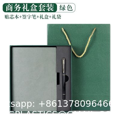 Notebook Pen Business Gift Set Luxury Notebook Gift Set A5 100 Sheets Waterproof PU Cover With Thermal Binding Open Flat Design And Custom Logo