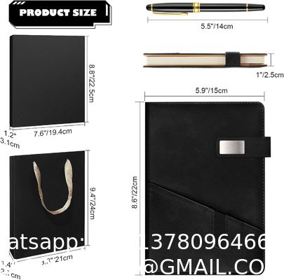 Gift Set With Pen Diary Notebook With Pen Gift For Business Promotion Business Gift Thermo Cup  Journal Gift Set Journal Pen USB Box Case Suit Package Luxury