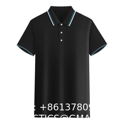 Unisex Solid Pattern Yarn Dyed High Quality Cotton Knitted Fabric Men'S Oversized Plain T-Shirt Anti-Wrinkle Anti-Shrink School Uniform Sport Dry Fit Printed T Shirt Golf Polo Polyester Polo Shirt