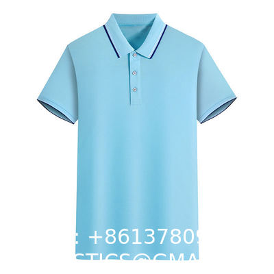Unisex Solid Pattern Yarn Dyed High Quality Cotton Knitted Fabric Men'S Oversized Plain T-Shirt Anti-Wrinkle Anti-Shrink School Uniform Sport Dry Fit Printed T Shirt Golf Polo Polyester Polo Shirt