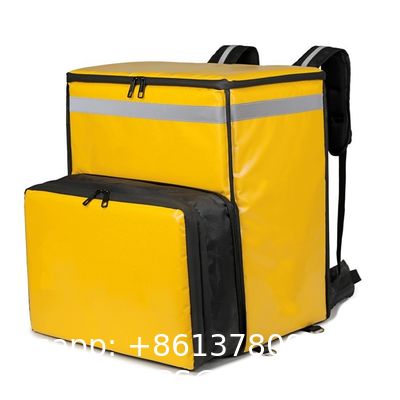 ODM/OEM Factory Customization Portable Large Reusable Delivery Motorcycle Food Delivery Bag For Pizza Takeaway Rider Food Waterproof Thicken Outdoor Backpack Food Delivery Insulated Pizza Bag