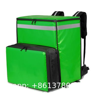 ODM/OEM Factory Customization Portable Large Reusable Delivery Motorcycle Food Delivery Bag For Pizza Takeaway Rider Food Waterproof Thicken Outdoor Backpack Food Delivery Insulated Pizza Bag