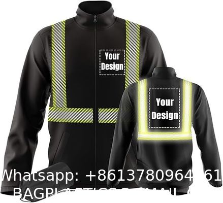 Safety Vest HI VIS Pockets Security High Visibility Reflective Mesh Industrial Security Vest Industrial Reflective Work Vest Reflective Tape Jacket Cycling Running HI VIS Reflective Safety Vest