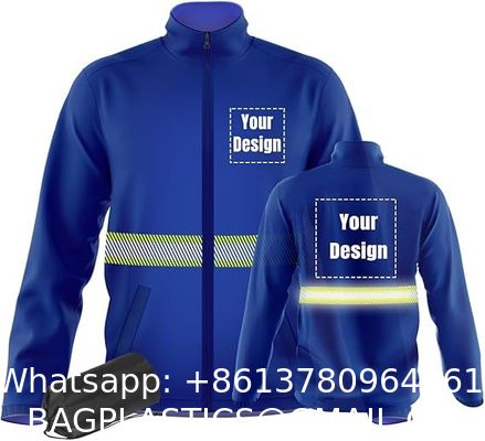 Factory Made Safety Wear Protective High Visibility Working Wear Reflective Safety Jacket Wholesale Waterproof Industrial Safety Multi-pocket Long Sleeve Reflective Winter Warm Jacket