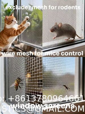 Mesh 304 Stainless Steel Woven Wire Vent Screen Roll - Fine Mesh & Cloth Vent Screen Dutch Weave Knitted Stainless Steel Wire Mesh Woven for Bending & Welding Cut to Size Services Available