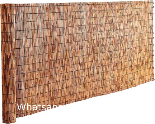 Hot Selling Reed Fence Roll Artificial Bamboo Fence Panel Natural Reed Fencing, 4ft X 16.4 Ft, Decorative Bamboo Privacy Screen,Reed Fence Roll Patio Decorative Fences Reed Screen Curtain For Garden