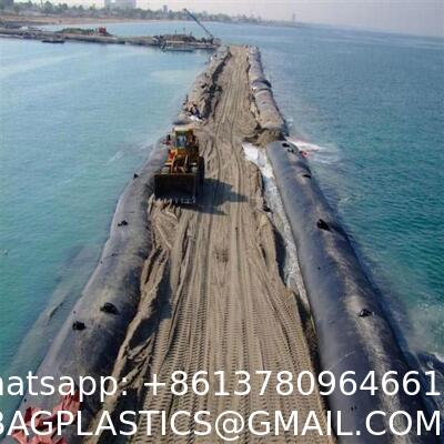 Geobag Bank Erosion Protection Sludge Dewatering Dewatering Bag Geo Tubes Fabric Geotubes High Strength UV Resistance Geotextiles Bag Geotube Coast Line protection Erosion Control Geobag Tube