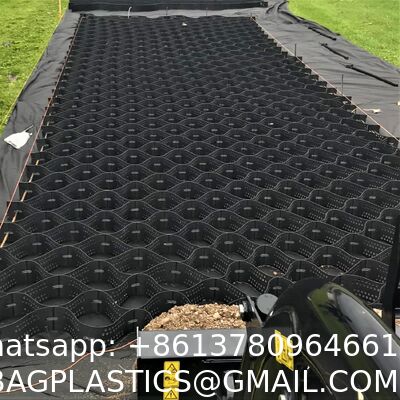 Heavy-Duty Honeycomb Geogrid For Soil, Gravel, Grass & Driveway Stabilization On Slopes, Walkways And Patios Driveways, Parking, Landscaping, Patios, Golf Cart ATV Paths