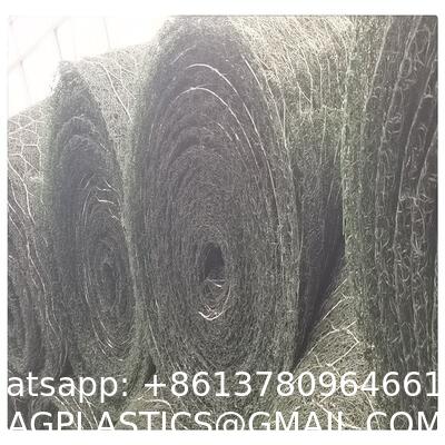 Mike Pads Reinforced Mike Mat Reinforced Three-Dimensional Mesh PVC Coated Hot Dipped Galvanized Galfan Reinforced Composite Geomat Erosion Control Mat Soil Stabilization Matting Mud Control Mats