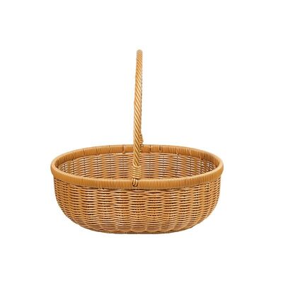 OEM Large Gift Basket Bread Flower Picnic Handmade Woven Custom Straw Wicker Rattan Storage Basket Wicker Gift Baskets Bread Flower Picnic Handmade Woven Custom Wicker Rattan Storage Basket