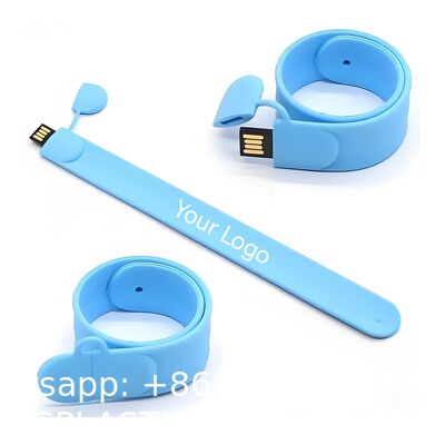 Promotional Products Portable Colorful Silicone Wristband USB Flash Drive 2gb 4gb 8gb 16gb Slap USB 32gb 64gb 128gb Memory Stick Bracelet Flash Drive