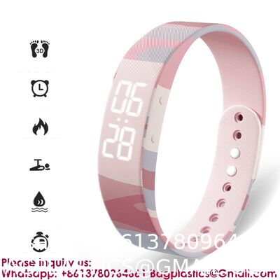 Manufacture Smart Bracelet Fitness Watch Alarm Clock Step Counter Smart Wristband Sport Sleep Monitor Smartband Vibrating Alarm Wristband Electric Clock Watch Shock Silent Sleeps Wrist Sleep Bracelet