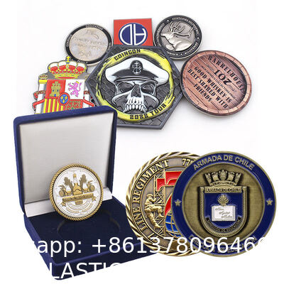 Manufacturer Custom Design Metal Blank Logo Engraved Zinc Alloy Brass 3D Double Sided Enamel Commemorative Souvenir Custom Challenge Coin For Laser