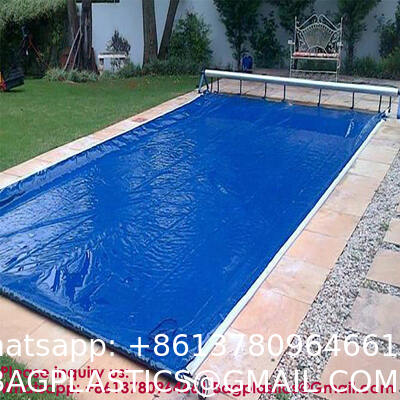 Bubble Foam Automatic Swimming Pool Solar Cover Bubble Swimming Pool Cover UV-Resistant Anti-Dust Solar Pool Cover For Seimming Pools Pool Blanket Above Ground Swimming Pool Solar Thermal Covers