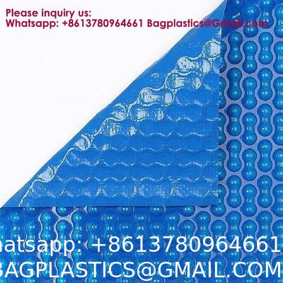 Bubble Foam Automatic Swimming Pool Solar Cover Bubble Swimming Pool Cover UV-Resistant Anti-Dust Solar Pool Cover For Seimming Pools Pool Blanket Above Ground Swimming Pool Solar Thermal Covers