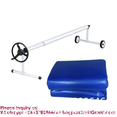 600um Hot Tub Blanket Covers Solar Pool Cover For Swimming Pool Solar Cover Wholesale Custom Shape Color Safety Foam Electric Motor Automatic Solar Heating Bubble Swimming Pool Cover