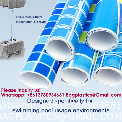 Variety Of Popular PVC Mosaic Colors For Pool Foil Liner Membrane Wall Mounted Portable Pool Surface Skimmer Small Dog Pool PVC Swimming Pool Liner 1.0mm 1.5mm Pond Liner Membrane Price for Swimming