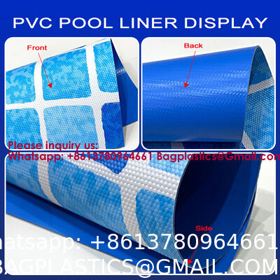 Variety Of Popular PVC Mosaic Colors For Pool Foil Liner Membrane Wall Mounted Portable Pool Surface Skimmer Small Dog Pool PVC Swimming Pool Liner 1.0mm 1.5mm Pond Liner Membrane Price for Swimming
