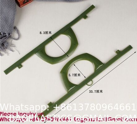 PLASTIC HANDLE PLASTIC HANGER HANDLE BAG HANGER BAG Wholesale Plastic Detachable Bag Handle Packaging Bag Handles Hanger White 13cm 20cm For Packing Gift Storage Bags Accessories