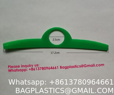 PLASTIC HANDLE PLASTIC HANGER HANDLE BAG HANGER BAG Wholesale Plastic Detachable Bag Handle Packaging Bag Handles Hanger White 13cm 20cm For Packing Gift Storage Bags Accessories