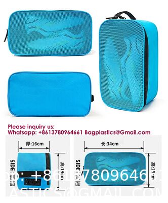 Shoe Bag For Travel, Water-Resistant Shoe Pouch For Gym, Odor-Resistant Soccer Cleats Bag For Sport Travel, Sneaker Bags, Waterproof Travel Shoe Bags with Zipper for Packing, Golf Shoe Dust Bags