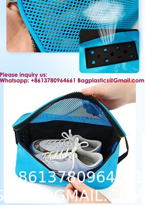 Shoe Bag For Travel, Water-Resistant Shoe Pouch For Gym, Odor-Resistant Soccer Cleats Bag For Sport Travel, Sneaker Bags, Waterproof Travel Shoe Bags with Zipper for Packing, Golf Shoe Dust Bags