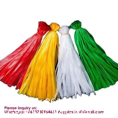 Vegetable net bag fruit vegetable storage bag Best Selling Vegetable And Fruit Packaging Mesh Bags Fruit Nut Packaging Plastic Netting Ginger Plastic Mesh Bags
