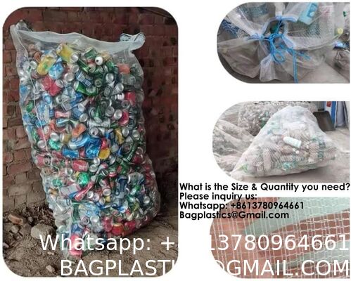 Extra Large Mesh Bag 100 Gallon 60''X48'' Multipurpose Drawstring Storage Container Sack Net Bags For Collecting Recycling Water Bottles Empty Cans Laundry Basketball Soccer Team Balls