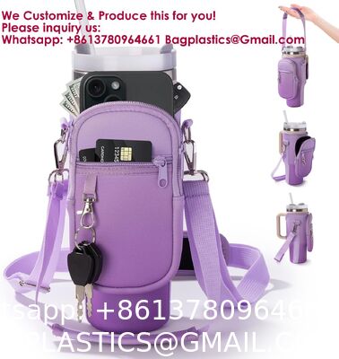 Tumbler Sleeve Bag Water Bottle Carrier Bag Insulated Neoprene Cup Holder Neoprene Cup Holder Holder Pouch Cup Holder Pouch