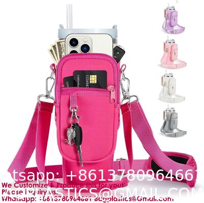 Tumbler Sleeve Bag Water Bottle Carrier Bag Insulated Neoprene Cup Holder Neoprene Cup Holder Holder Pouch Cup Holder Pouch