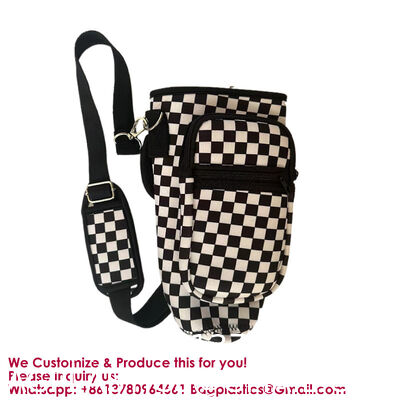 Water Bottle Carrier Bag Holder 40 Oz Tumbler Cup Accessories Neoprene Pouch Sleeve With Adjustable Crossbody Strap
